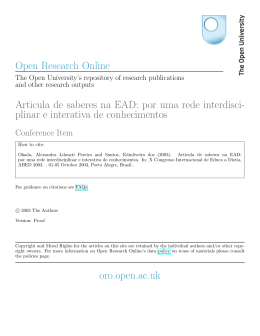 - Open Research Online