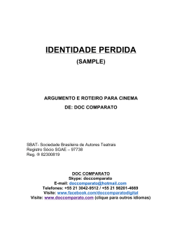 IDENTIDADE PERDIDA