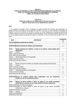 SE&Ccedil;&Atilde;O X PASTAS DE MADEIRA OU DE OUTRAS MAT&Eacute;RIAS