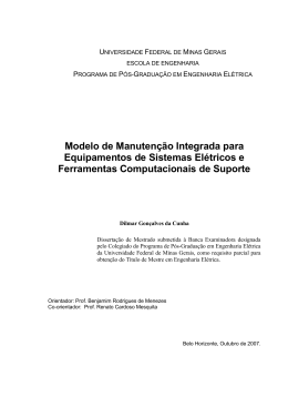 Disserta&ccedil;&atilde;o - PPGEE - Universidade Federal de Minas Gerais