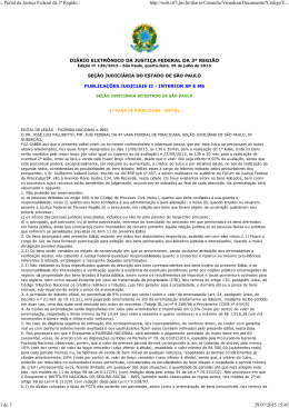 (:: Portal da Justi&ccedil;a Federal da 3&ordf; Regi&atilde;o::)