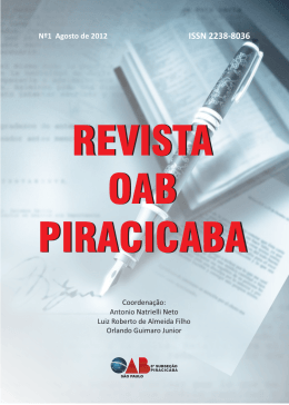 Revista da OAB Piracicaba