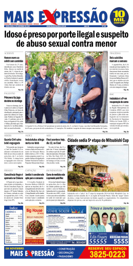 Edi&ccedil;&atilde;o 613 - Jornal Mais Express&atilde;o