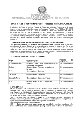 Licenciatura em Letras com Habilita&ccedil;&atilde;o em Portugu&ecirc;s e Espanhol