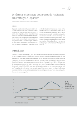 Din&acirc;mica e contraste dos pre&ccedil;os da habita&ccedil;&atilde;o em Portugal e Espanha