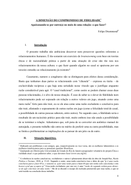 A DIMENS&Atilde;O DO COMPROMISSO DE FIDELIDADE Apaixonando