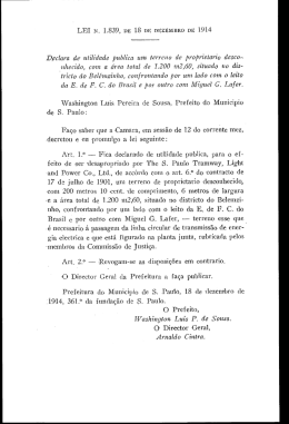 do E. do F. C. do Brasil e por outro com Miguel G. Lafer.