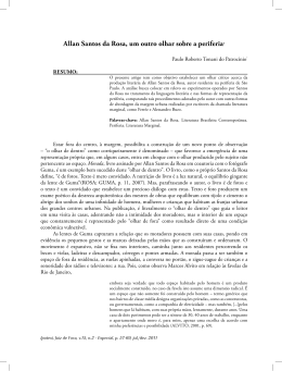 Allan Santos da Rosa, um outro olhar sobre a periferia