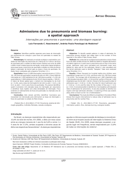 Admissions due to pneumonia and biomass burning