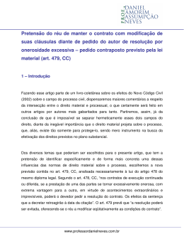art. 479, CC - Professor Daniel Neves