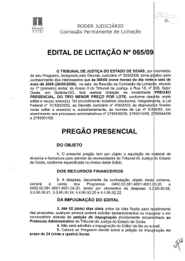 065 - Tribunal de Justi&ccedil;a do Estado de Goi&aacute;s