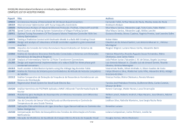 XI IEEE/IAS International Conference on Industry Applications