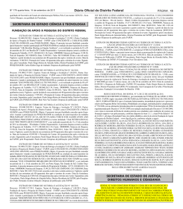 Di&aacute;rio Oficial do Distrito Federal