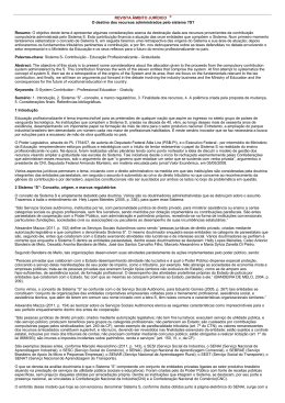 Resumo: O objetivo deste tema &eacute; apresentar a