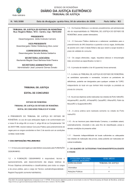 04 - Tribunal de Justi&ccedil;a de Rond&ocirc;nia