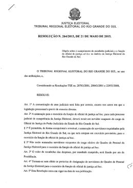 Cópia do documento original - Tribunal Regional Eleitoral do Rio