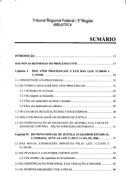 Tribuna! Regional Federal I 5a Regi&atilde;o