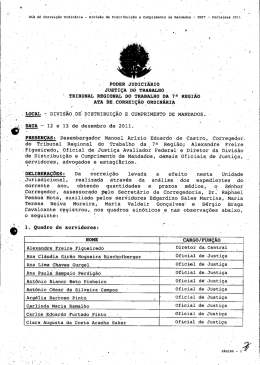 12 e - Tribunal Regional do Trabalho 7ª Região