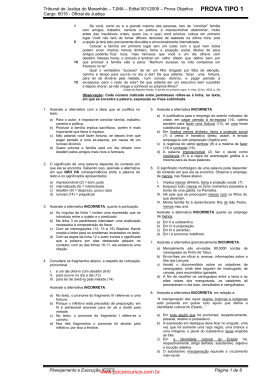 Provas de Concursos: IESES - 2009 - TJ-MA