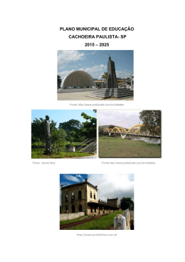 Plano Municipal de Educa&ccedil;&atilde;o