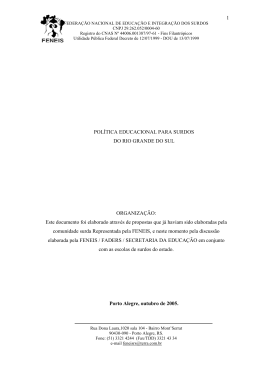 1 POL&Iacute;TICA EDUCACIONAL PARA SURDOS DO