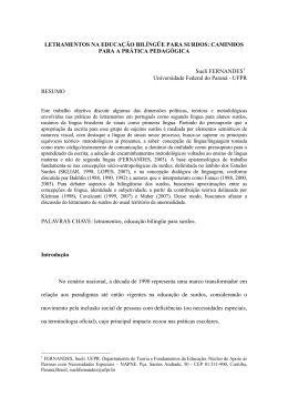 4 PRTICAS DE LETRAMENTO NA EDUCAO BILNGE PARA SURDOS