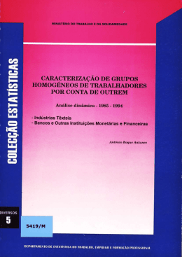 análise dinâmica 1985/1994