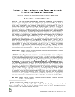 63 Seed Bank Dynamics in Areas with Frequent