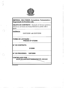 Contrato - Tribunal Regional Eleitoral do Rio Grande do Sul