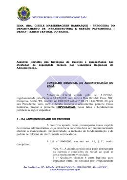 Impugna&ccedil;&atilde;o 2 ao Edital - Banco Central do Brasil
