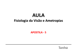 AULA 3 -Fisiologia da Visão