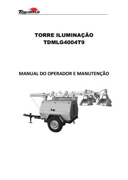 TORRE ILUMINA&Ccedil;&Atilde;O TDMLG4004T9 MANUAL DO