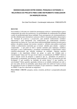 indissociabilidade entre ensino, pesquisa e extens&atilde;o: a
