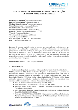 AS ATIVIDADES DE PROJETO E A EFETIVA