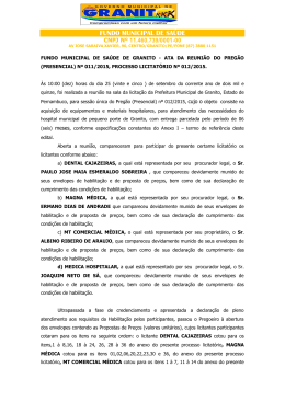 FUNDO MUNICIPAL DE SA&Uacute;DE - Granito