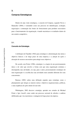 3. Compras Estrat&eacute;gicas - Maxwell - PUC-Rio
