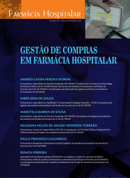 Farm&aacute;cia Hospitalar - Conselho Federal de Farm&aacute;cia