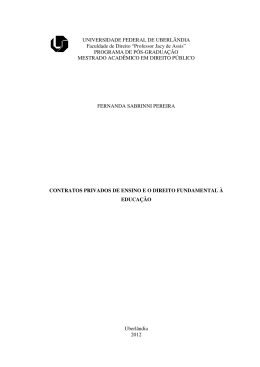 PROGRAMA DE P&Oacute;S-GRADUA&Ccedil;&Atilde;O MESTRADO ACA