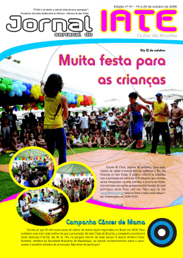 Edi&ccedil;&atilde;o n&ordm; 41 - Iate Clube de Bras&iacute;lia