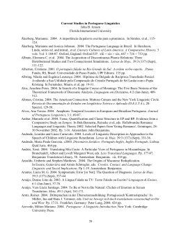 39 Current Studies in Portuguese Linguistics John B. Jensen Florida