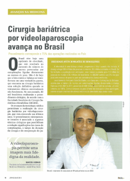 Cirurgia bari&aacute;trica por videolaparoscopia