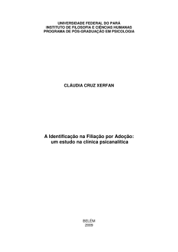 A Identifica&ccedil;&atilde;o na Filia&ccedil;&atilde;o por Ado&ccedil;&atilde;o: um estudo - PPGP