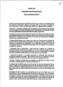 29 novembro 2014-Ext2 - Federa&ccedil;&atilde;o de Gin&aacute;stica de Portugal