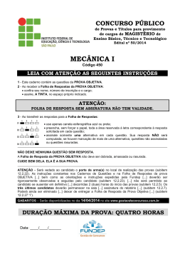 Provas - Calcule Mais