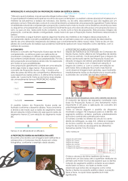 Introdução À Aplicação da Proporção Áurea em