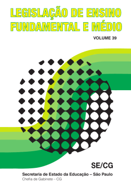 volume 39 - Secretaria da Educação