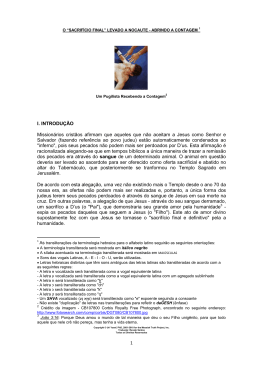 "Sacrif&iacute;cio Final" Levado a Nocaute