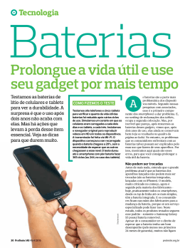 Prolongue a vida útil e use seu gadget por mais tempo