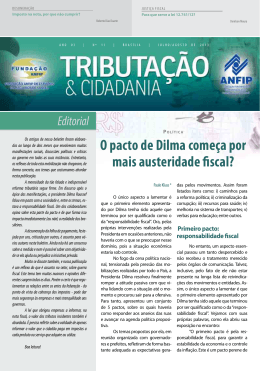 O pacto de Dilma começa por mais austeridade