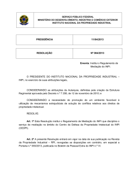 Resolu&ccedil;&atilde;o PR n&ordm; 84
